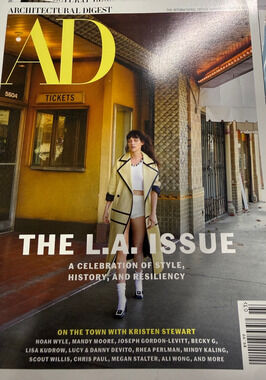 Architectural Digest Magazine March 2026 The LA Issue Kristen Stewart Noah Wyle